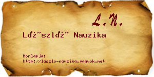 László Nauzika névjegykártya